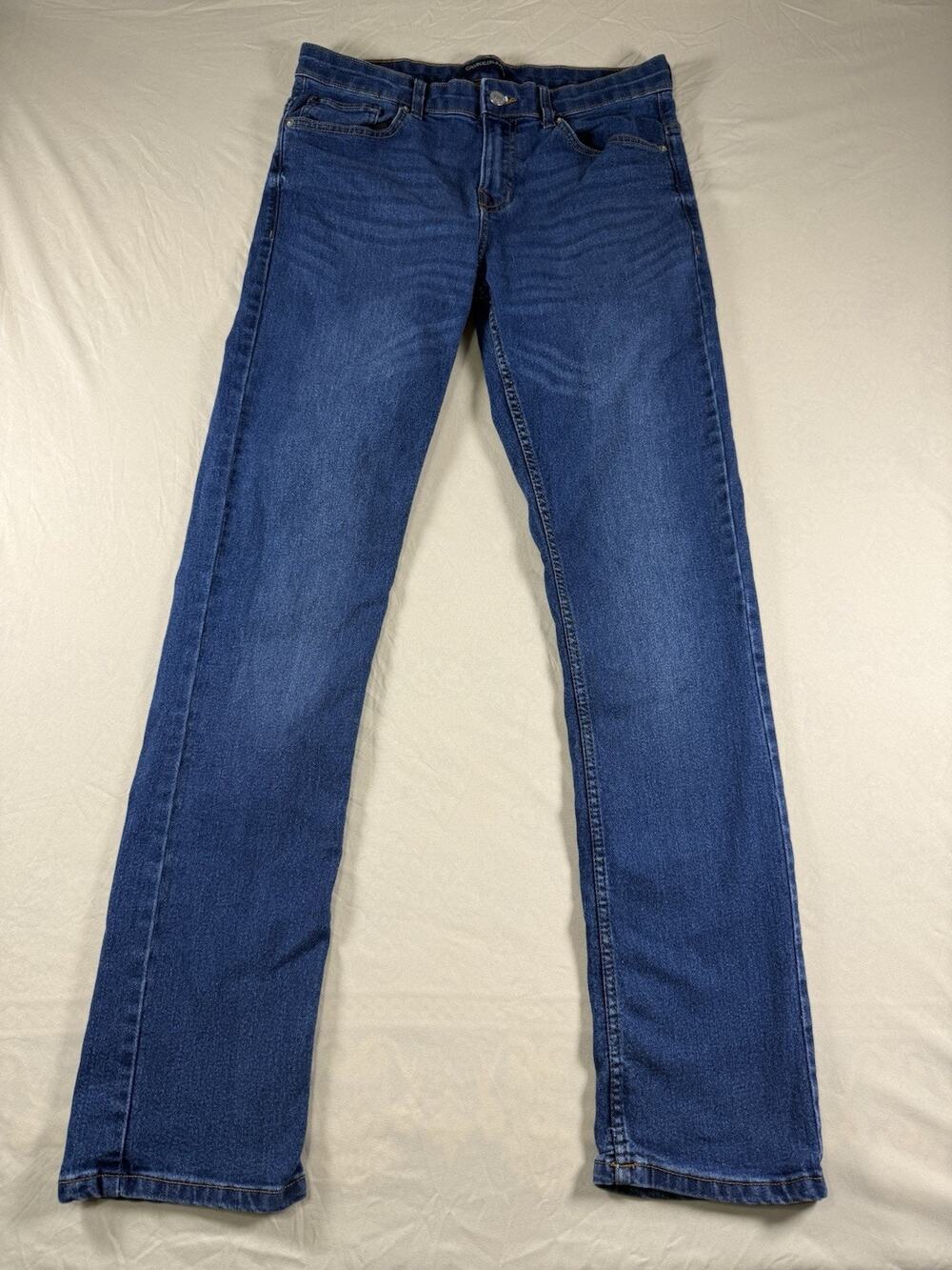 Calvin Klein Skinny Dark Wash Jeans With Adjustable Waist Youth Size 18